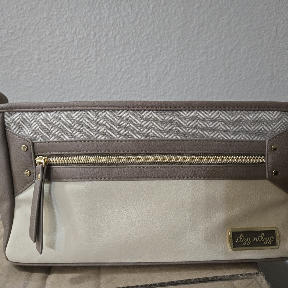 Itzy Ritzy Stoller Caddy - Vanilla Latte